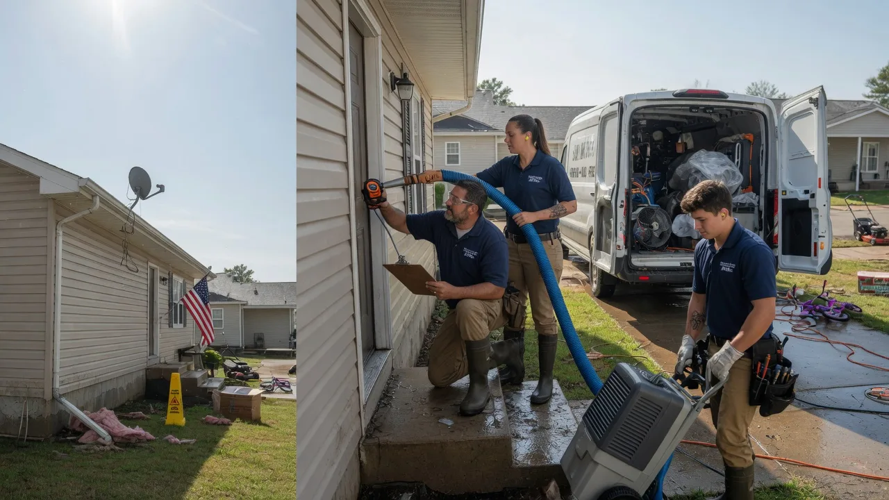 Ceiling Water Damage Restoration in Kress, TX near me